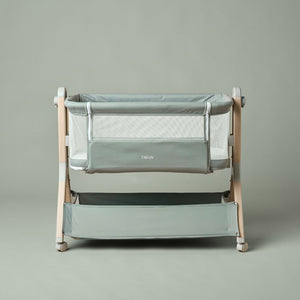 OBaby Cloud Bedside Crib – Sage
