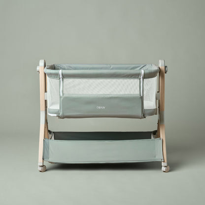 OBaby Cloud Bedside Crib – Sage