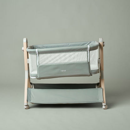 OBaby Cloud Bedside Crib – Sage