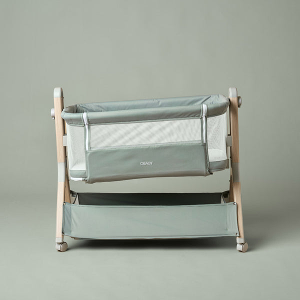 OBaby Cloud Bedside Crib – Sage