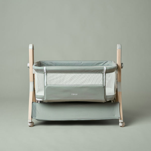 OBaby Cloud Bedside Crib – Sage