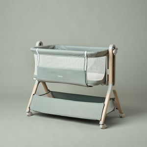 OBaby Cloud Bedside Crib – Sage