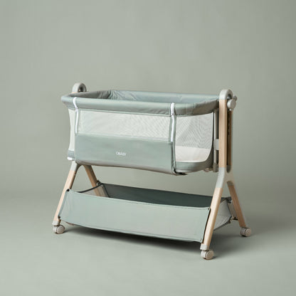 OBaby Cloud Bedside Crib – Sage