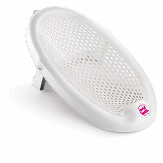OKBaby Jelly Folding Bath Support – Foldable Newborn Bath Seat - White