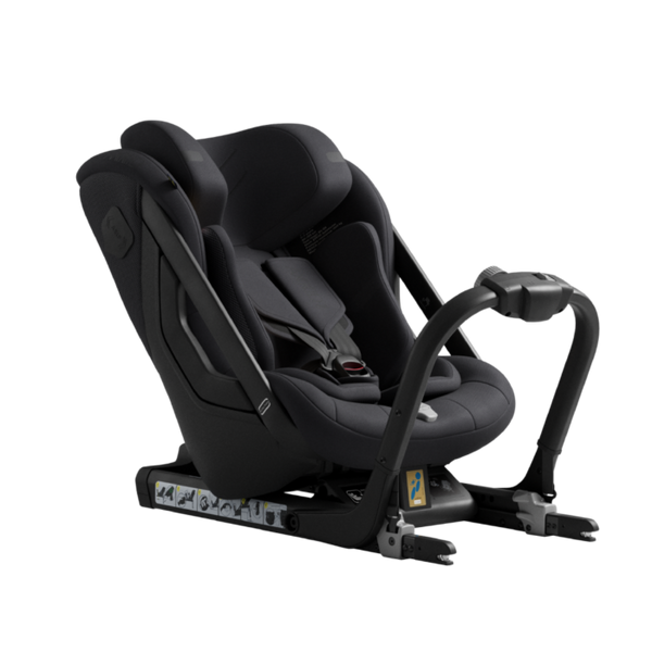 AxKid One 3 Extended Rear Facing Car Seat - Costal Storm Black