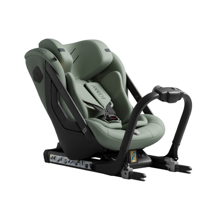 AxKid One 3 Extended Rear Facing Car Seat - Nordic Bloom Green