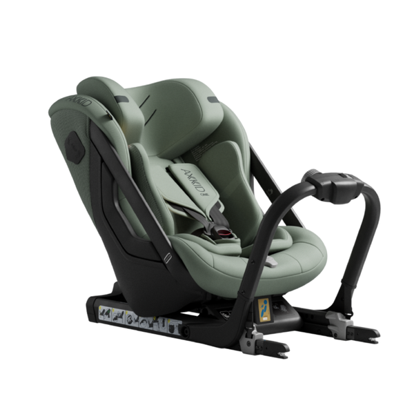 AxKid One 3 Extended Rear Facing Car Seat - Nordic Bloom Green
