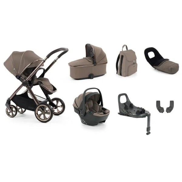 Oyster 4 Mink Luxury Travel System with Capsule 360 Car Seat & Rotating ISOFIX Base
