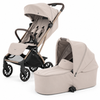 BabyStyle Oyster F-Lite Stroller & Carrycot Bundle –Putty
