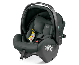 Black Peg Perego City Loop Pro 3 in 1 elite metal infant car seat with padded interior and modern sleek design