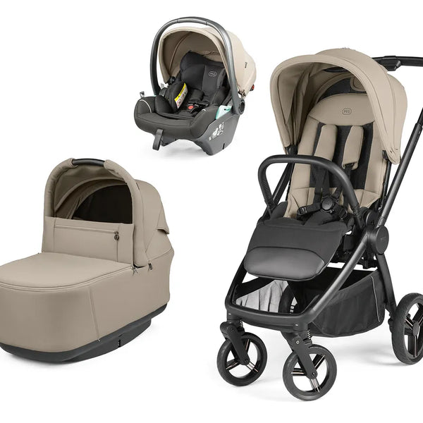 Peg Perego City Loop Pro 3 in1 Travel System - Vanilla Blend