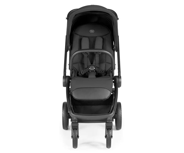 Peg perego city loop pro 3 in1 travel system true black infant stroller with sleek modern design and padded seat