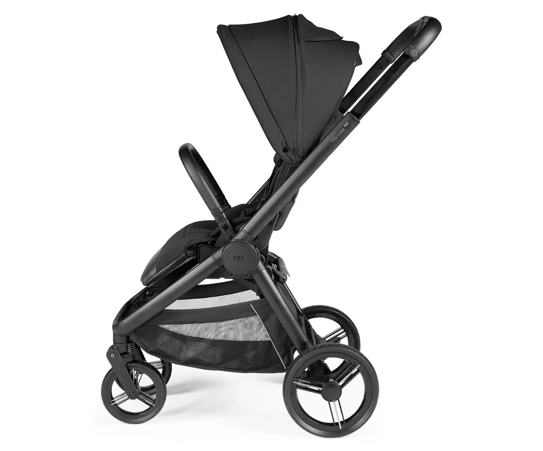 peg perego pushchairs uk Peg Perego City Loop Pro Stroller True Black