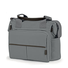 Inglesina Aptica Dual Changing Bag – Crystal Grey | Detachable Clutch & Changing Mat