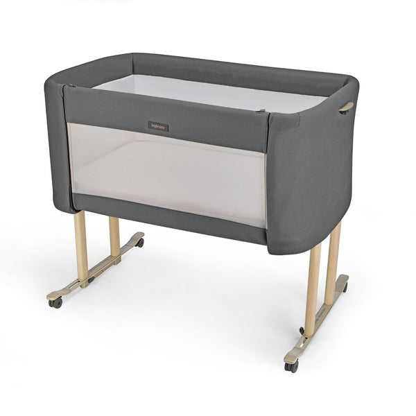 Inglesina Welcome Bed Bedside Crib - Shiva Grey
