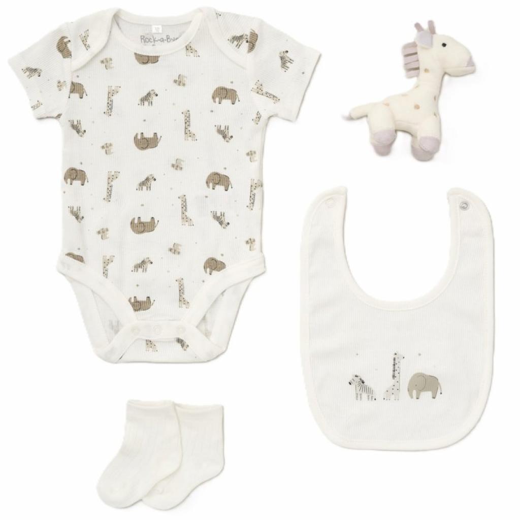 Baby Giraffe Boxed Gift Set - 0-3 Months