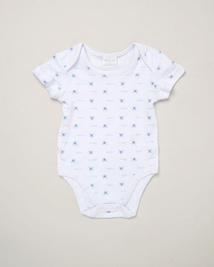 Baby Boys Ribbed 3 Piece Gift Set in Blue