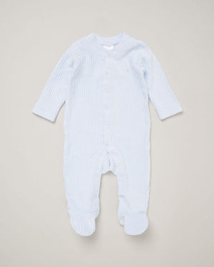 Baby Boys Ribbed 3 Piece Gift Set in Blue
