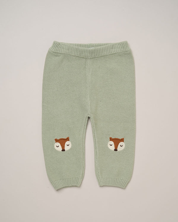 Baby True Knit Fox Cardigan & Trousers Set