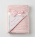 Baby Princess Embroidered Wrap - Pink