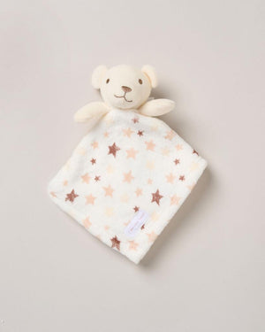 Snuggle Tots Bear Toy & Comforter Gift Set – White