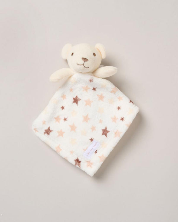 Snuggle Tots Bear Toy & Comforter Gift Set – White