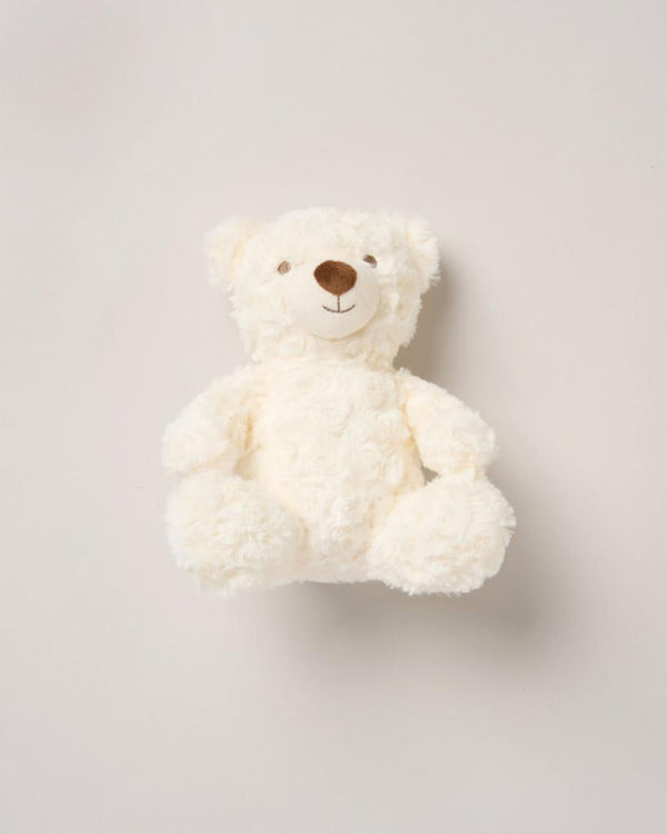 Snuggle Tots Bear Toy & Comforter Gift Set – White