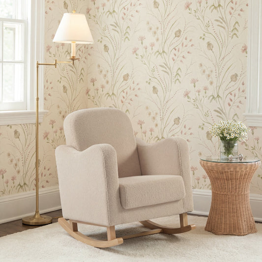 Bebe & Beyond Soother Nursing Chair – Oatmeal Teddy