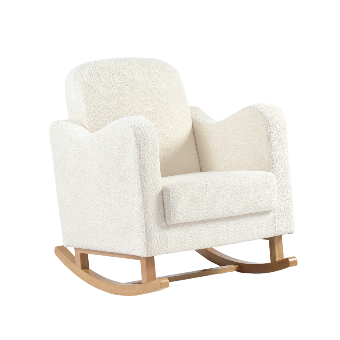 Bebe & Beyond Soother Nursing Chair – Off White Bouclé