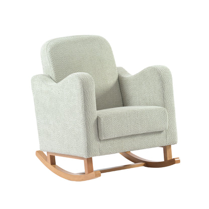 Bebe & Beyond Soother Nursing Chair – Sage Bouclé