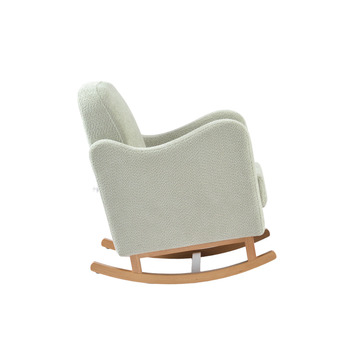 Bebe & Beyond Soother Nursing Chair – Sage Bouclé