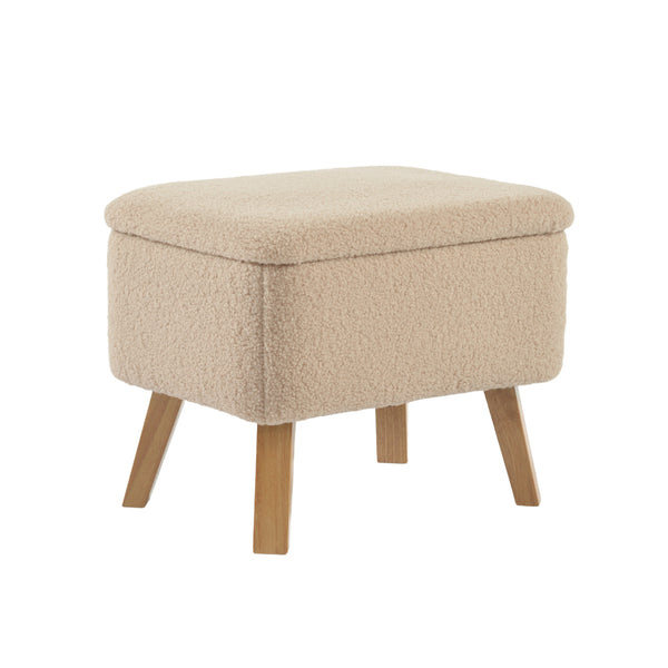 Bebe & Beyond Soother Nursing Chair & Footstool – Oatmeal Teddy