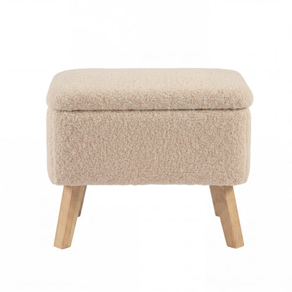 Bebe & Beyond Soother Nursing Chair & Footstool – Oatmeal Teddy