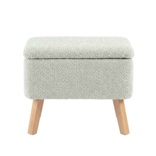 Bebe & Beyond Soother Nursing Chair & Footstool – Sage Bouclé