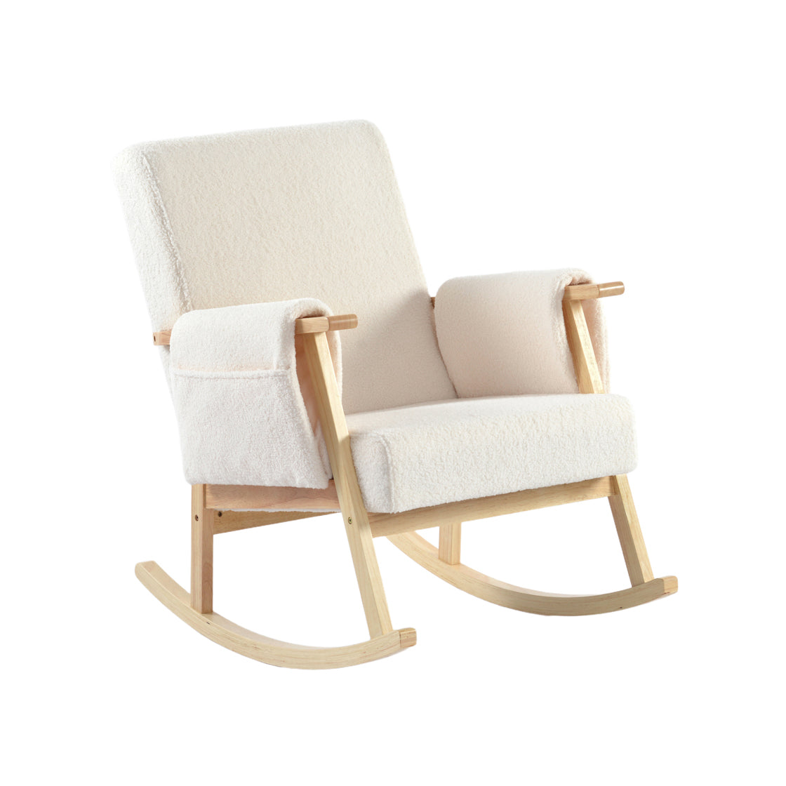 Bebe & Beyond Storyteller Nursing Chair – Off White Teddy