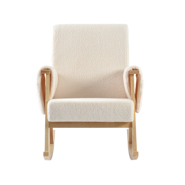 Bebe & Beyond Storyteller Nursing Chair – Off White Teddy