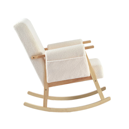 Bebe & Beyond Storyteller Nursing Chair – Off White Teddy