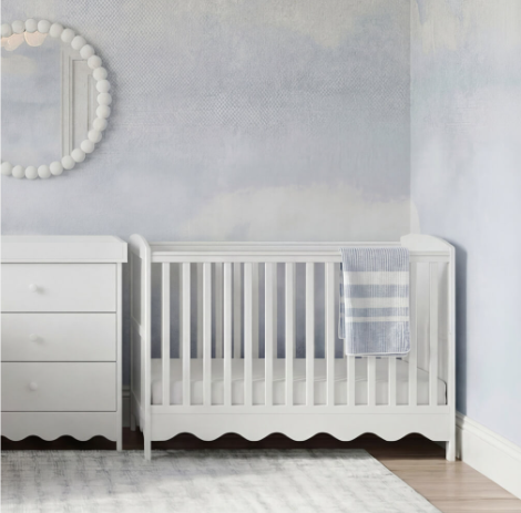 Bebe & Beyond Dancer 2 Piece Nursery Furniture Set - White