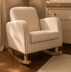 CuddleCo Etta Nursing Chair – Beach Stripe in nursery
