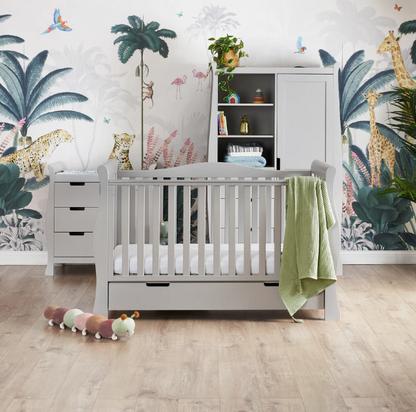 Stamford Luxe Sleigh 3 Piece Room Set - Grey
