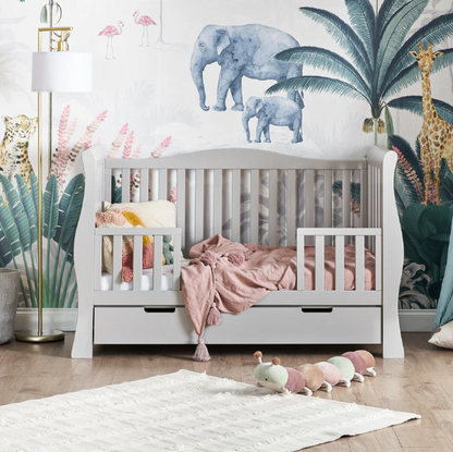 Stamford Luxe Sleigh 3 Piece Room Set - Grey