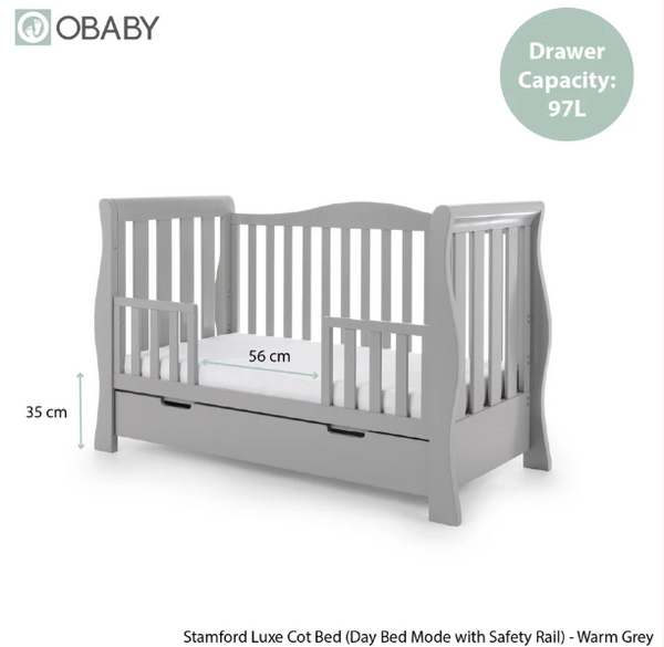 Stamford Luxe Sleigh 2 Piece Room Set - Grey