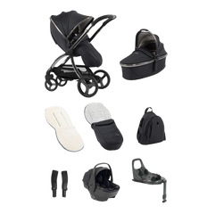 Egg3 Carbonite Luxury Bundle with Shell 360 i-Size Car Seat & 360 ISOFIX Base