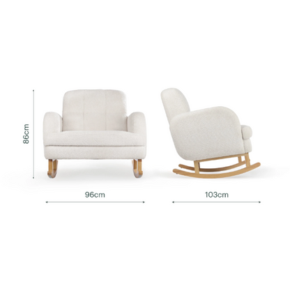 Cuddle Co Etta Cuddle Chair - Boucle Off White
