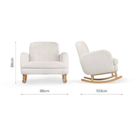 Cuddle Co Etta Cuddle Chair - Boucle Off White