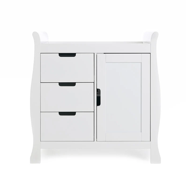 Obaby Stamford Sleigh Changing Unit - White