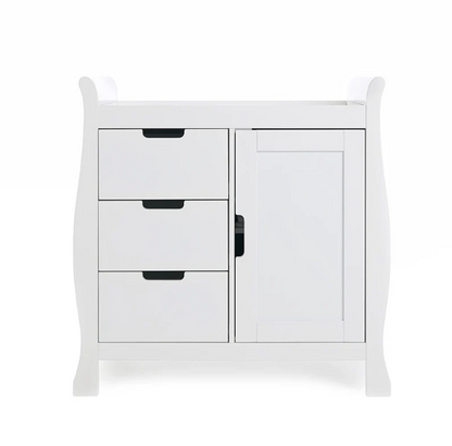 Obaby Stamford Sleigh Changing Unit - White