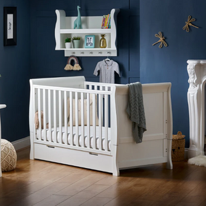 OBaby Stamford 2 Piece Nursery Room Set - White