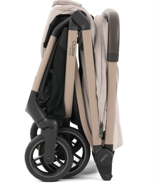 BabyStyle Oyster F-Lite Stroller & Carrycot Bundle –Putty
