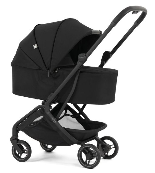 BabyStyle Oyster F-Lite Stroller & Carrycot Bundle – Liquorice